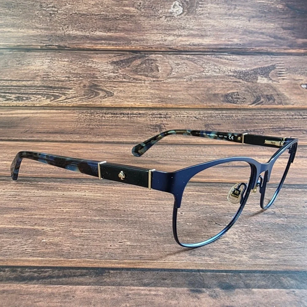 Kate Spade Benedetta RCT‎ 140 Navy Blue Tortoise Cat Eye Eyeglasses 51-16-140